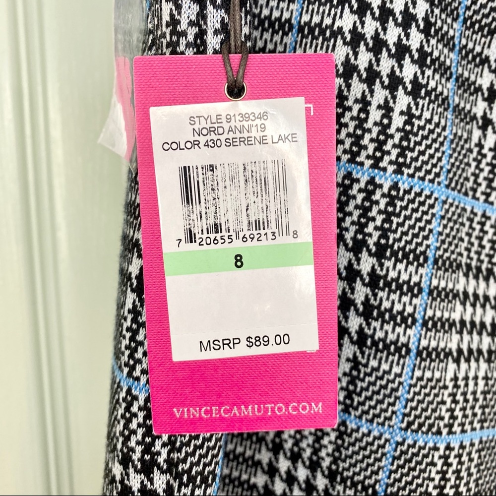 Vince Camuto Plaid Ankle Skinny Pants - Picture 4 of 4